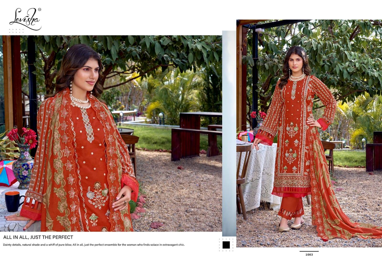 Binsaeed Nx-6 By Levisha 1001 To 1006 Series Designer Suits Camric Lawn Cotton Dresses At Wholesale Price